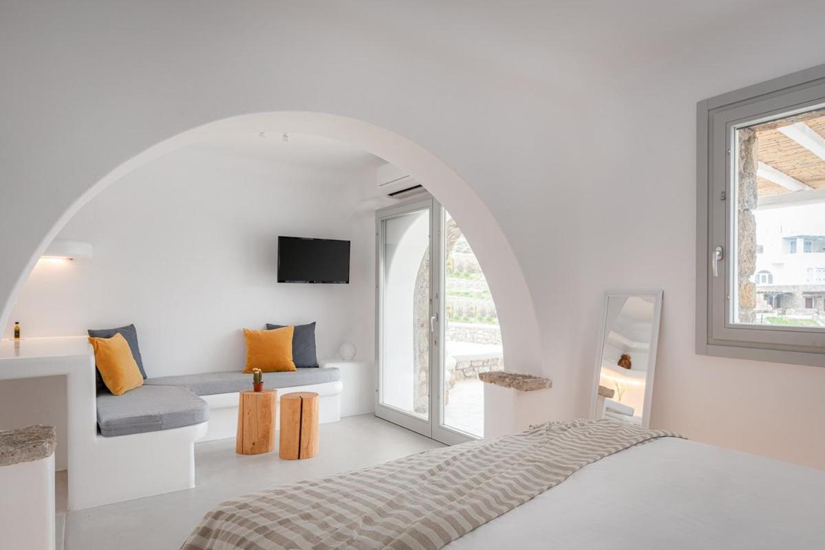 Koumi Homes Mykonos Фтелия Экстерьер фото